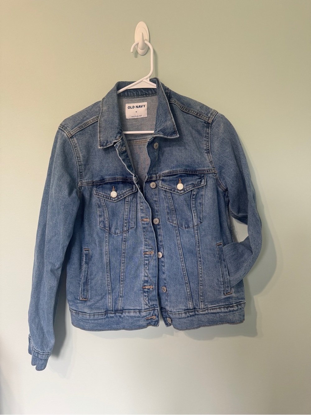 Old Navy Medium Wash Blue Denim Jacket